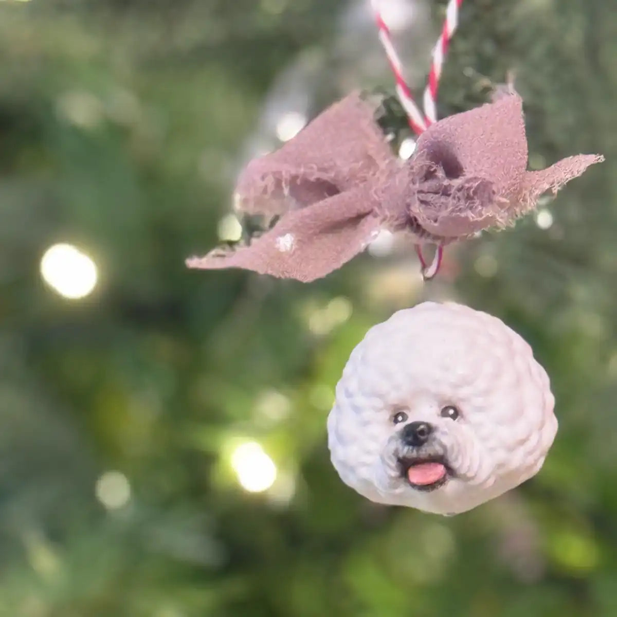 Bichon Christmas Tree Ornament Decoration
