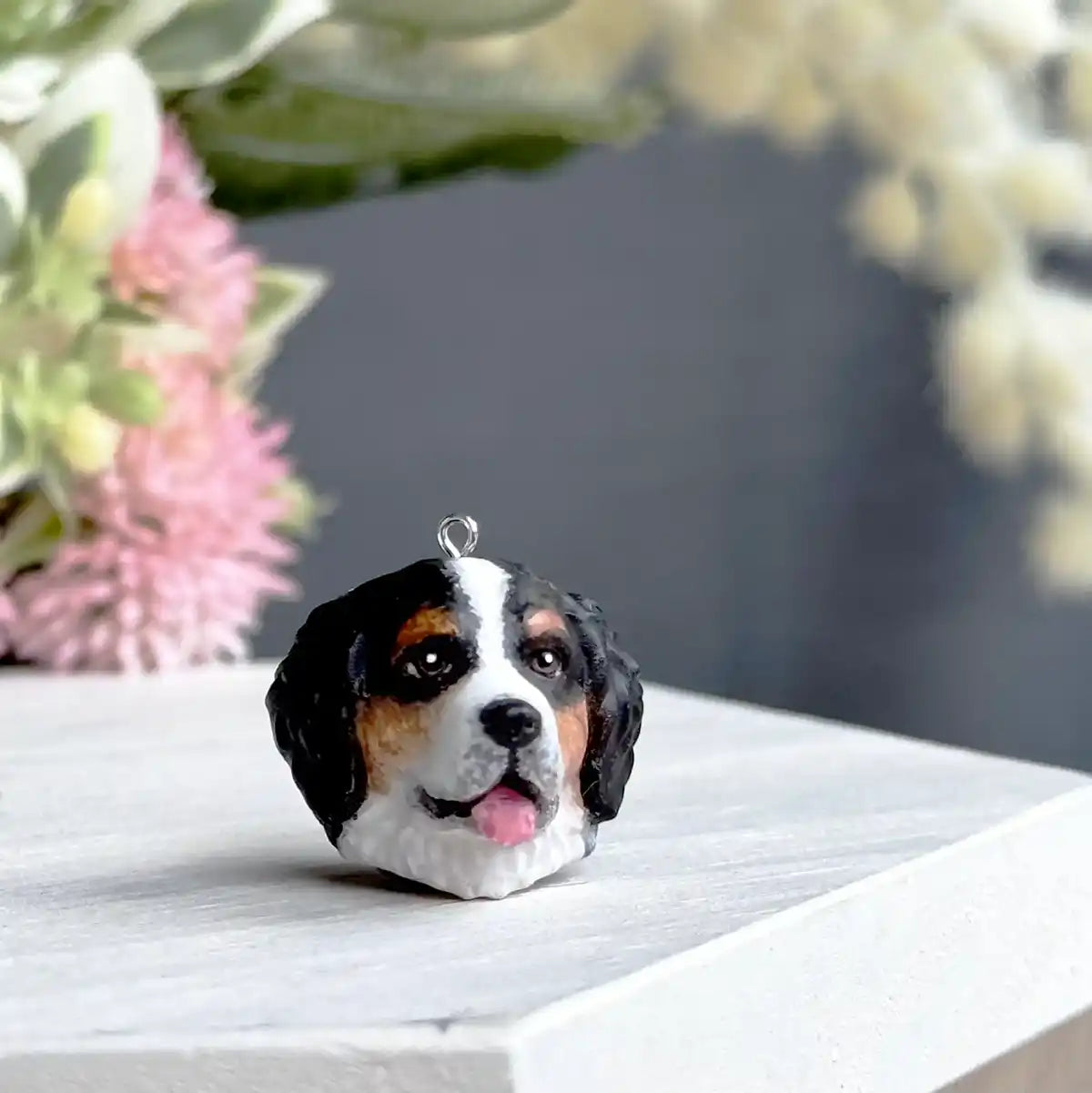 dog bernese mountain necklace pendant