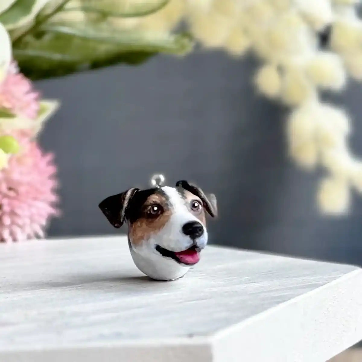 Jack Russell Terrier dog necklace Pendant Tricolor