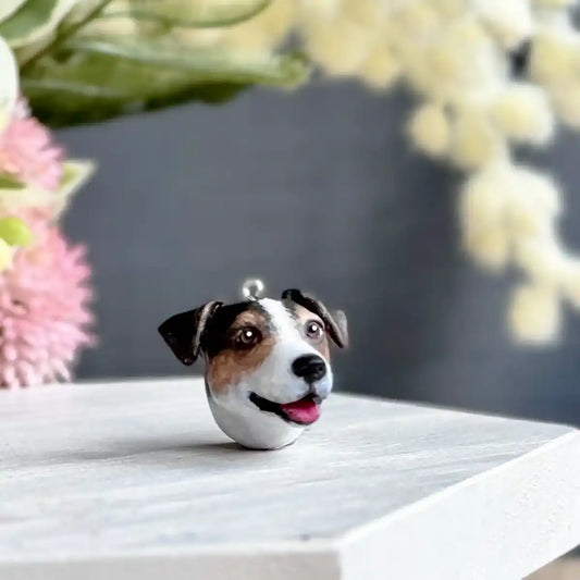Jack Russell Terrier dog necklace Pendant Tricolor