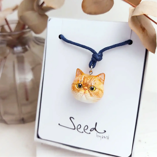 Exotic Shorthair Pendant necklace | Ginger