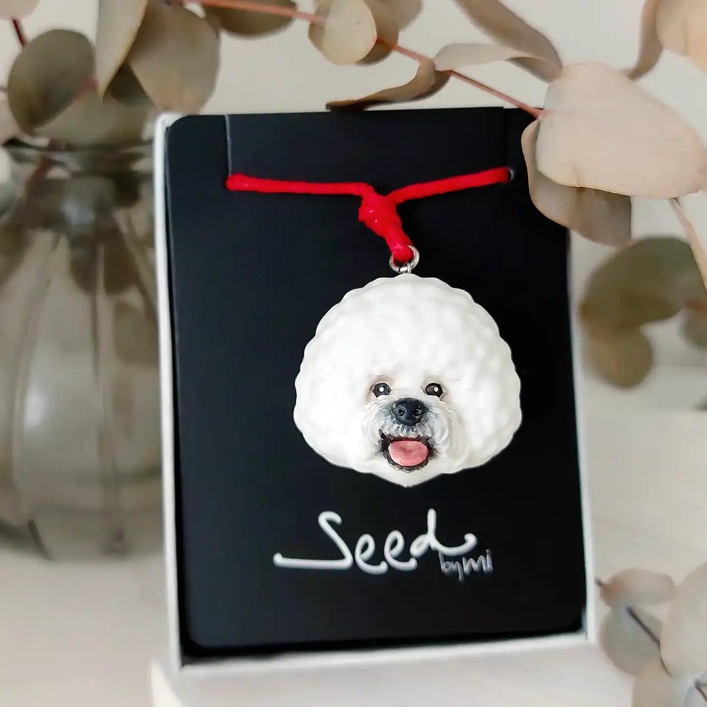 Bichon Frise Large Pendant necklace